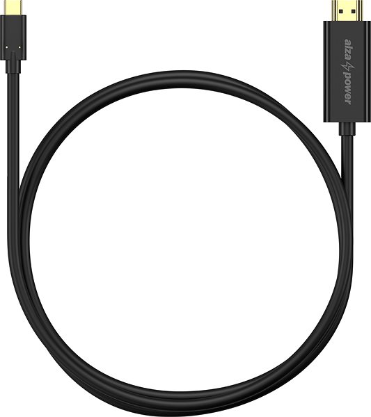 Video kabel AlzaPower Core USB-C na HDMI 4K 2m černý ...