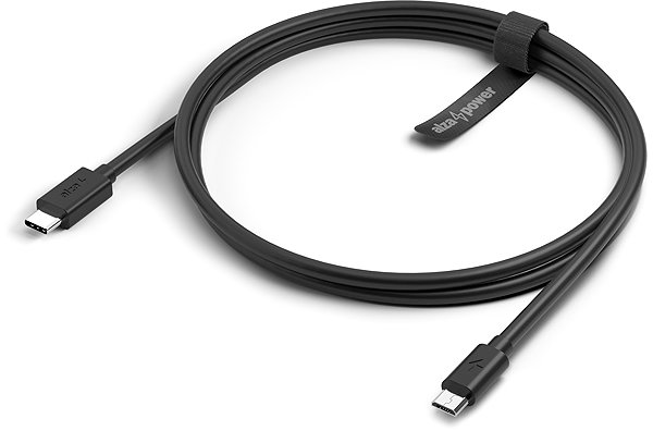 Data Cable AlzaPower Core USB-C to Micro USB 2.0 0.5m black ...