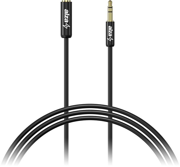 AUX Cable AlzaPower Audio 3.5mm Jack (M) to 3.5mm Jack (F) 1m Features/technology