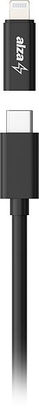 Adapter AlzaPower USB-C (F) to Lightning MFi (M) - black ...