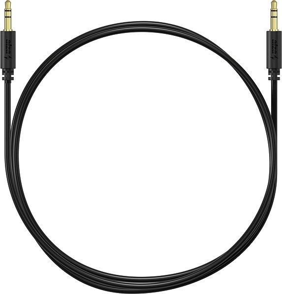 AUX Cable AlzaPower Core Audio 3.5mm Jack (M) to 3.5mm Jack (M) 2m black Screen