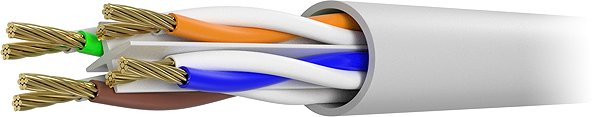 Ethernet Cable AlzaPower Patch CAT6 UTP 3m grey ...