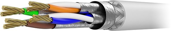 Ethernet Cable AlzaPower Patch CAT7 S/FTP 30m grey ...