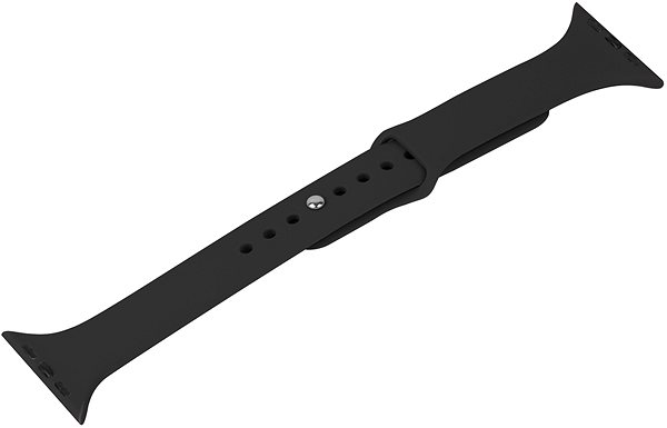 Remienok na hodinky Eternico Essential Thin pre Apple Watch 42mm / 44mm / 45mm solid black veľkosť S-M ...