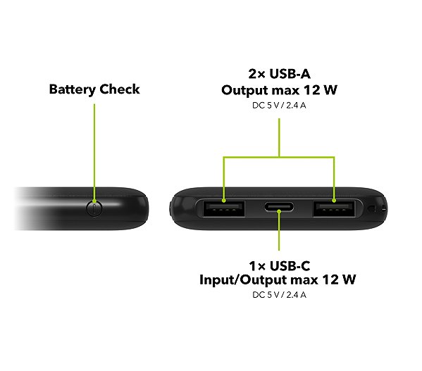 Power Bank AlzaPower Onyx Gen2 5000mAh (12W) black ...
