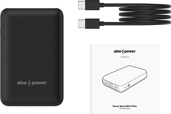 Power Bank AlzaPower Onyx Gen2 10000mAh Power Delivery (22.5W) black ...