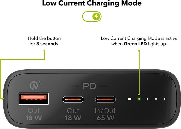 Power Bank AlzaPower Style 20000mAh Power Delivery (65W) black ...