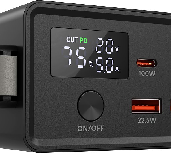 Power Bank AlzaPower BigFoot 50000mAh Power Delivery (100W) black ...