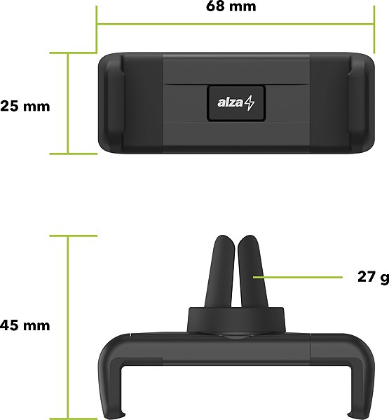 Phone holder AlzaPower Holder FCC100 black ...