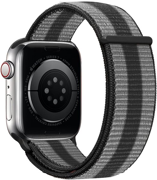 Remienok na hodinky Eternico Airy na Apple Watch 38 mm/40 mm/41 mm  Elephant Gray with Black stripe ...