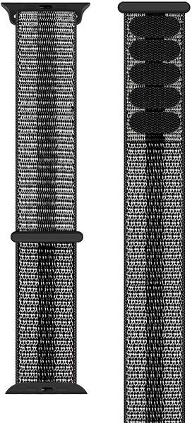 Armband Eternico Airy für Apple Watch 42mm / 44mm / 45mm Elephant Gray with Black stripe ...