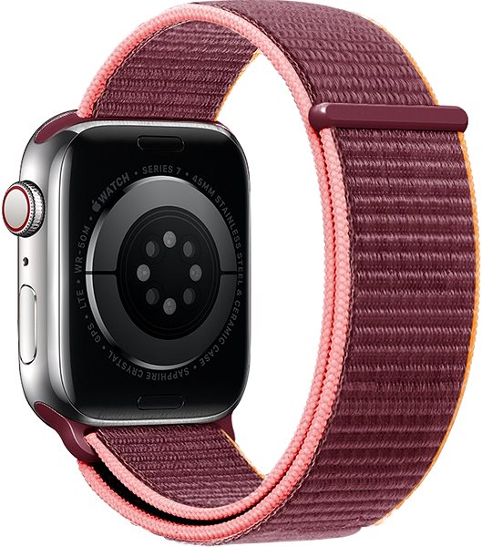 Szíj Eternico Airy Apple Watch 38mm / 40mm / 41mm - Dark Red and Pink edge ...