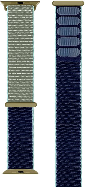 Remienok na hodinky Eternico Airy na Apple Watch 38 mm/40 mm/41 mm  Dark Blue and Green edge ...