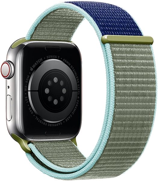 Remienok na hodinky Eternico Airy na Apple Watch 42 mm/44 mm/45 mm  Dark Blue and Green edge ...