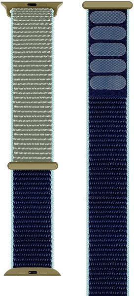 Armband Eternico Airy für Apple Watch 42mm / 44mm / 45mm Dark Blue and Green edge ...