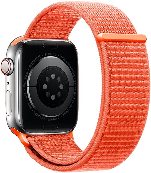 Szíj Eternico Airy Apple Watch 38mm / 40mm / 41mm - Apricot Orange and Orange edge ...