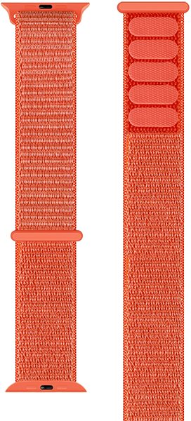 Armband Eternico Airy für Apple Watch 38mm / 40mm / 41mm Apricot Orange and Orange edge ...