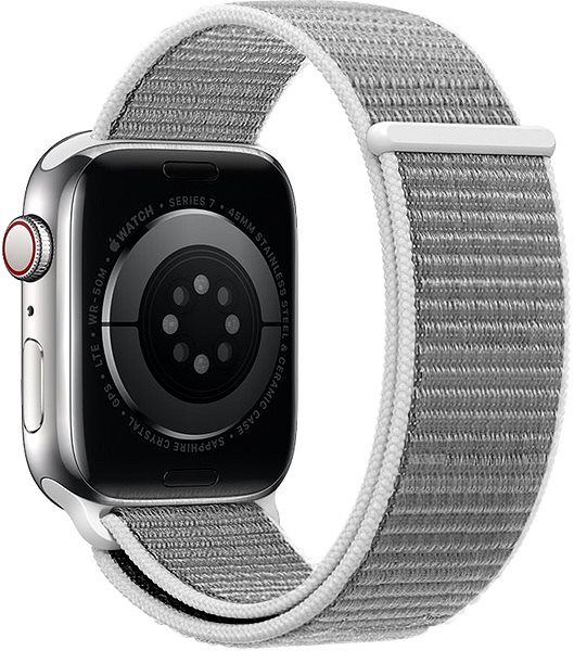 Szíj Eternico Airy Apple Watch 38mm / 40mm / 41mm - Elephant Gray and White edge ...