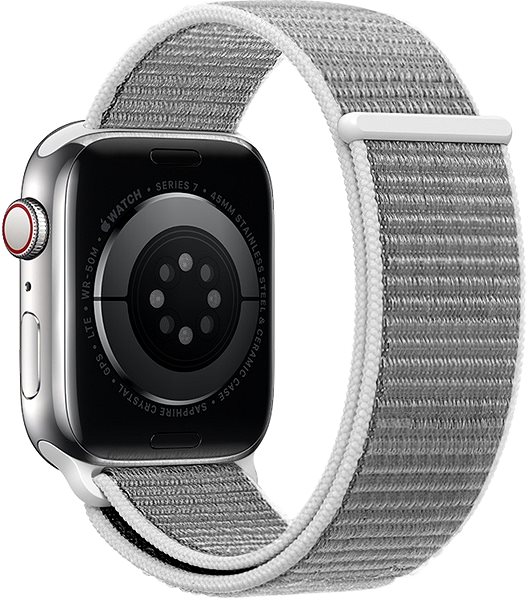 Szíj Eternico Airy Apple Watch 42mm / 44mm / 45mm - Elephant Gray and White edge ...