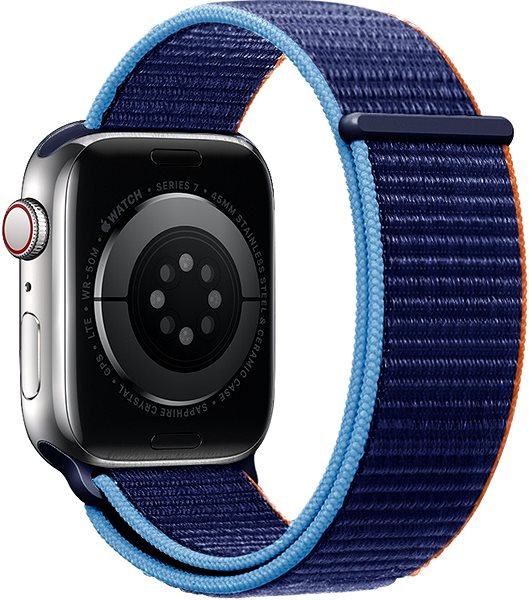 Armband Eternico Airy für Apple Watch 42mm / 44mm / 45mm Thunder Blue and Blue edge ...