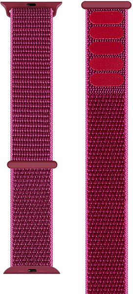 Remienok na hodinky Eternico Airy na Apple Watch 42 mm/44 mm/45 mm  Beet Red and Pink edge ...