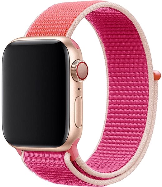 Szíj Eternico Airy Apple Watch 38mm / 40mm / 41mm - Silk Pink and Gold edge ...