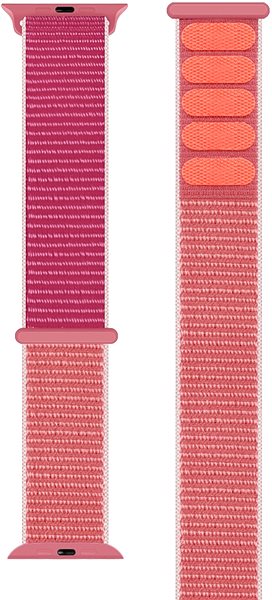 Remienok na hodinky Eternico Airy na Apple Watch 42 mm/44 mm/45 mm  Silk Pink and Gold edge ...