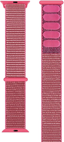Armband Eternico Airy für Apple Watch 42mm / 44mm / 45mm Ballerina Pink and Pink edge ...