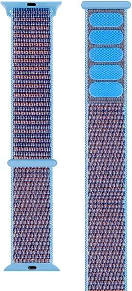 Remienok na hodinky Eternico Airy na Apple Watch 38 mm/40 mm/41 mm  Violet Blue and Blue edge ...