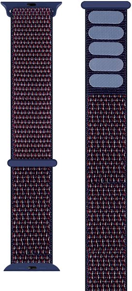 Armband Eternico Airy für Apple Watch 42mm / 44mm / 45mm Purple Blue and Blue edge ...