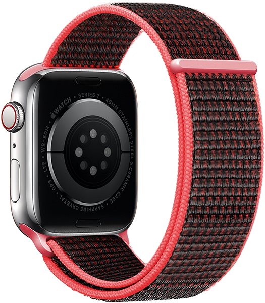 Szíj Eternico Airy Apple Watch 38mm / 40mm / 41mm - Rustic Red and Red edge ...