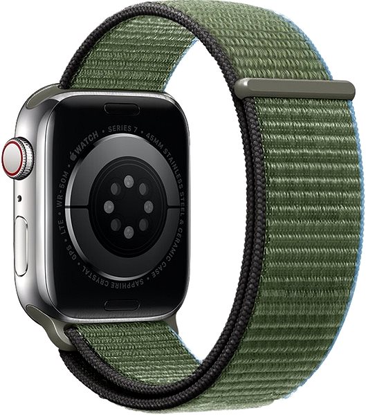 Szíj Eternico Airy Apple Watch 42mm / 44mm / 45mm - Ebony Green ...