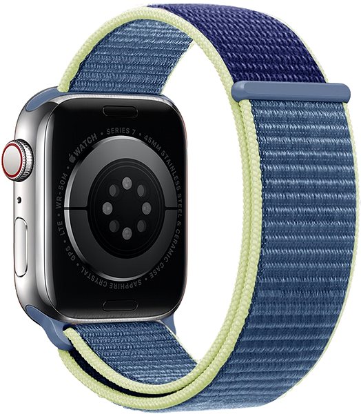 Szíj Eternico Airy Apple Watch 38mm / 40mm / 41mm - Aura Blue and Gold edge ...