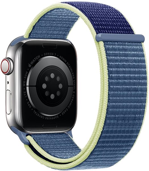 Szíj Eternico Airy Apple Watch 42mm / 44mm / 45mm - Aura Blue and Gold edge ...