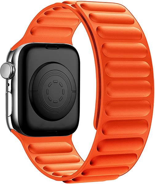 Armband Eternico Magnetic Loop for Apple Watch 42mm / 44mm / 45mm / Ultra 49mm Solid Orange ...