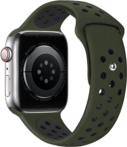 Remienok na hodinky Eternico Sporty na Apple Watch 38 mm/40 mm/41 mm  Pure Black and Khaki ...