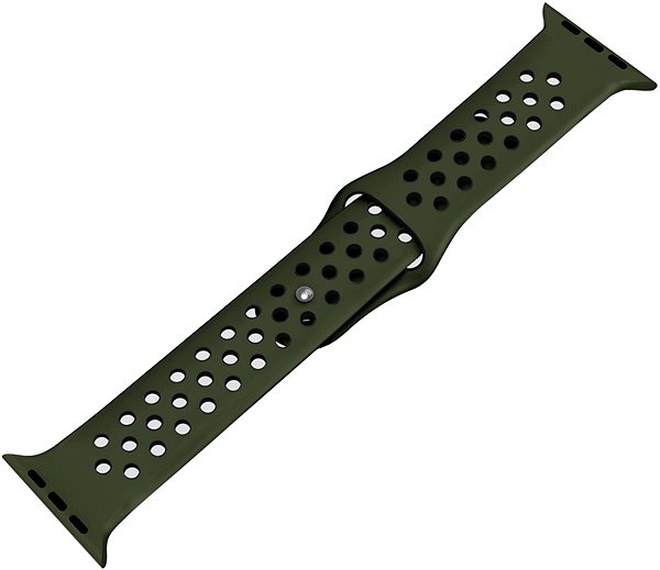 Armband Eternico Sporty für Apple Watch 42mm / 44mm / 45mm Pure Black and Khaki ...