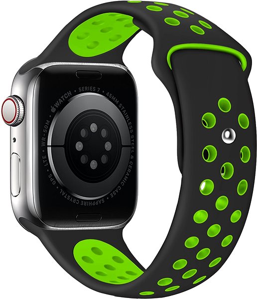 Armband Eternico Sporty für Apple Watch 38mm / 40mm / 41mm Vibrant Green and Black ...
