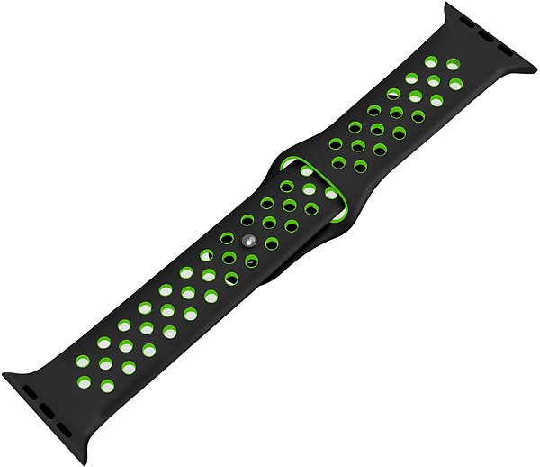 Remienok na hodinky Eternico Sporty na Apple Watch 42 mm/44 mm/45 mm   Vibrant Green and Black ...
