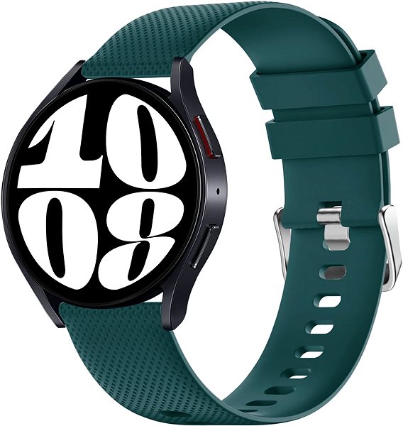 Szíj Eternico Essential with Metal Buckle Universal Quick Release 22mm - Deep Green ...