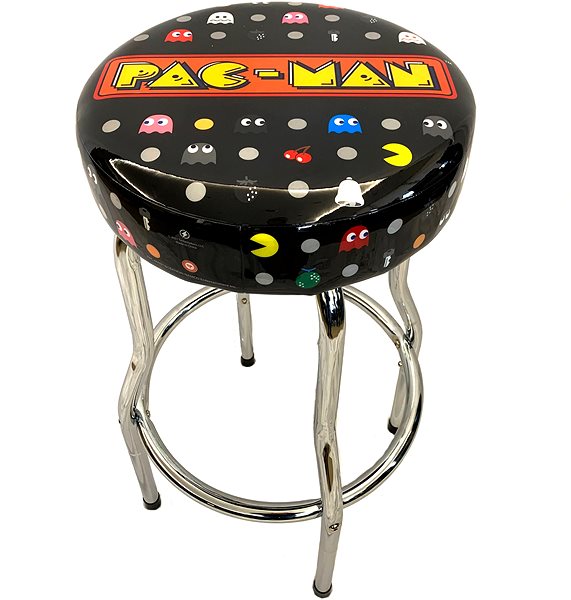 Gaming-Stuhl Arcade1up Bandai Pac Man Seitlicher Anblick