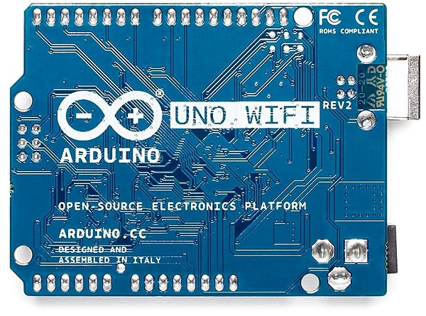 Mini PC Arduino UNO WiFi Rev2 Back page