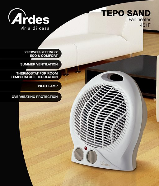 Teplovzdušný ventilátor Ardes 451F ...