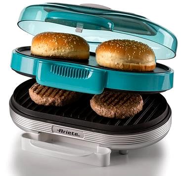 Elektromos grill Ariete Party Time Hamburger Maker 205/01 - kék ...