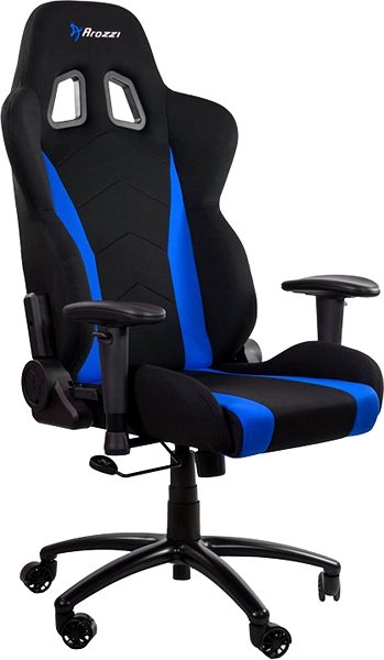 Gaming Chair AROZZI Inizio Fabric Black/Blue Lateral view
