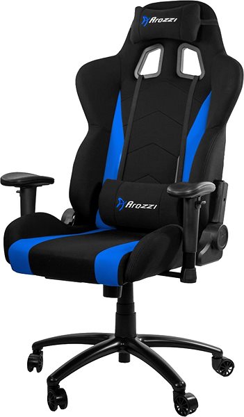 Gaming Chair AROZZI Inizio Fabric Black/Blue Lateral view