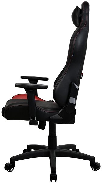 Gamer szék AROZZI Torretta Soft PU, fekete-piros ...