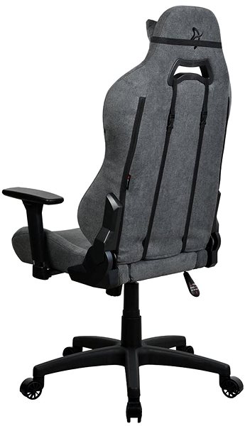 Herná stolička AROZZI Torretta Soft Fabric v2 svetlo sivá ...