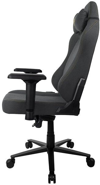Gaming Chair AROZZI PRIMO Woven Fabric Black with Gold Logo ...