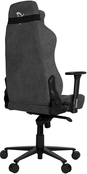 Gaming Chair AROZZI VERNAZZA Soft Fabric, Dark Gray ...